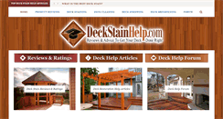 Desktop Screenshot of deckstainhelp.com